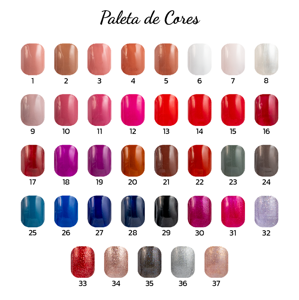 cores de esmalte em gel 2026