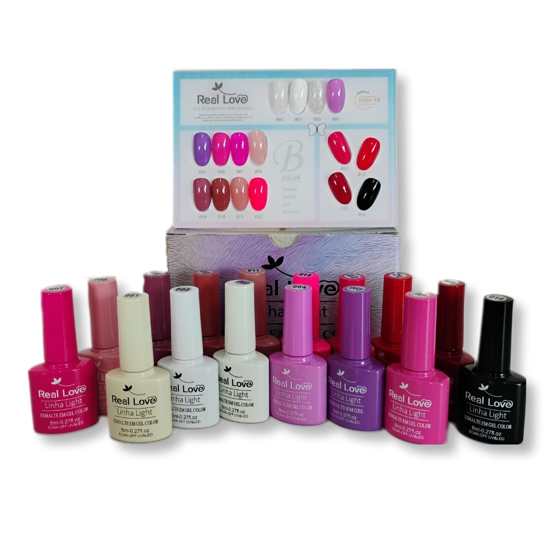 esmalte em gel vermelho cereja