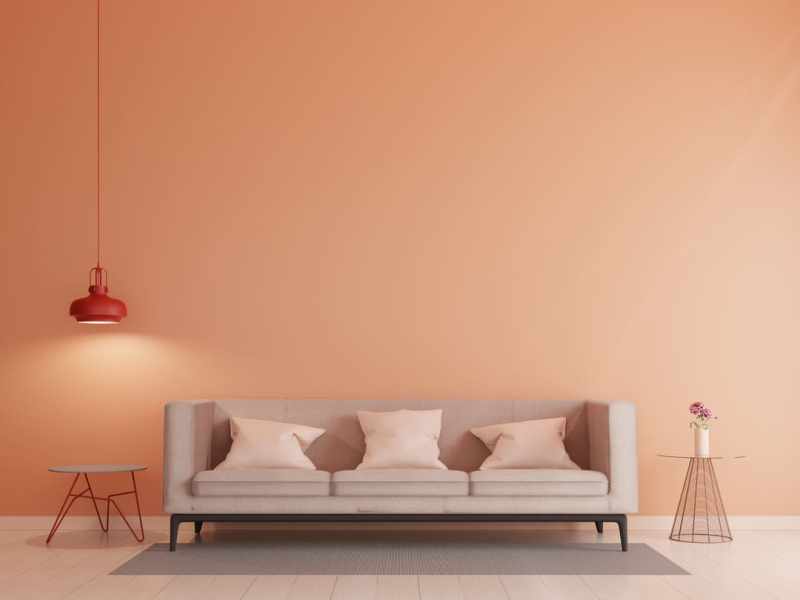 cores claras para sala