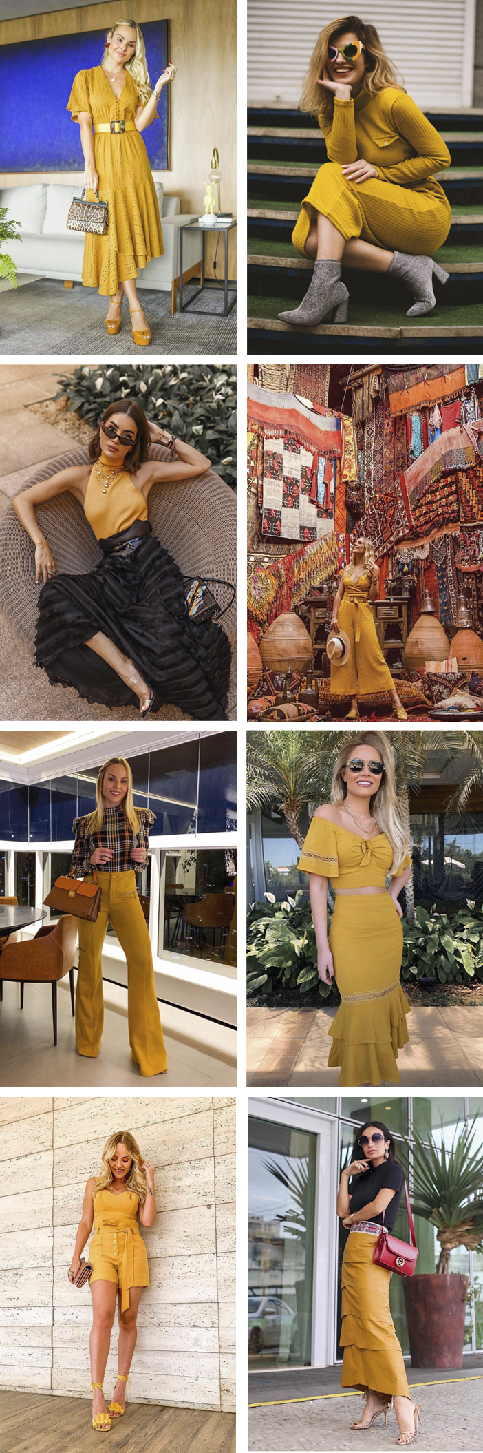 amarelo mostarda em decoração