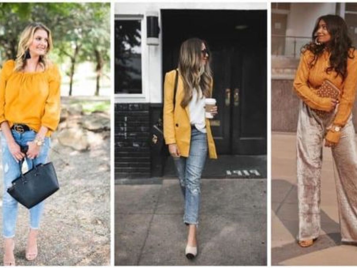 looks com amarelo mostarda