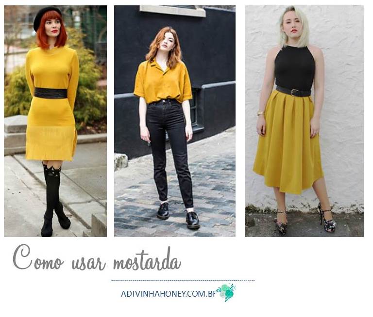 paleta de cores mostarda