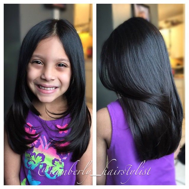 penteados cabelo infantil feminino longo