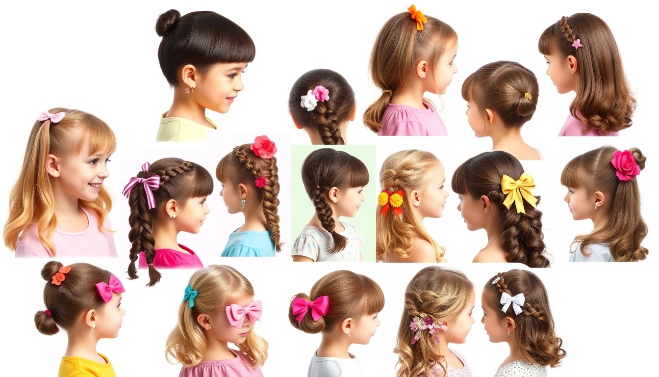 estilos corte cabelo criança menina longo