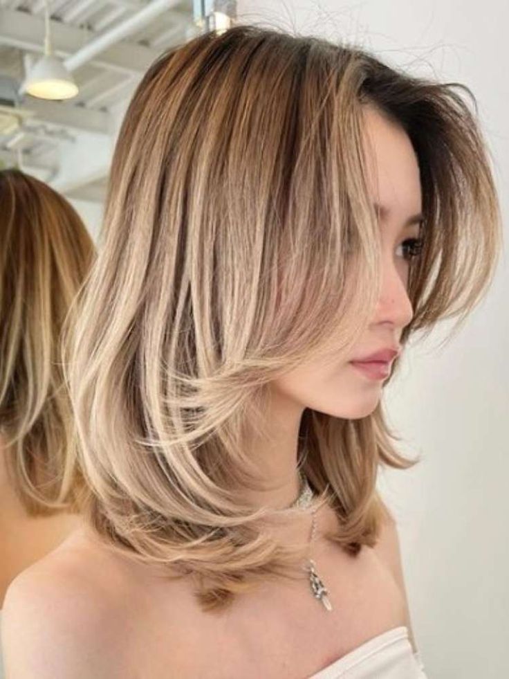 corte médio moderno feminino