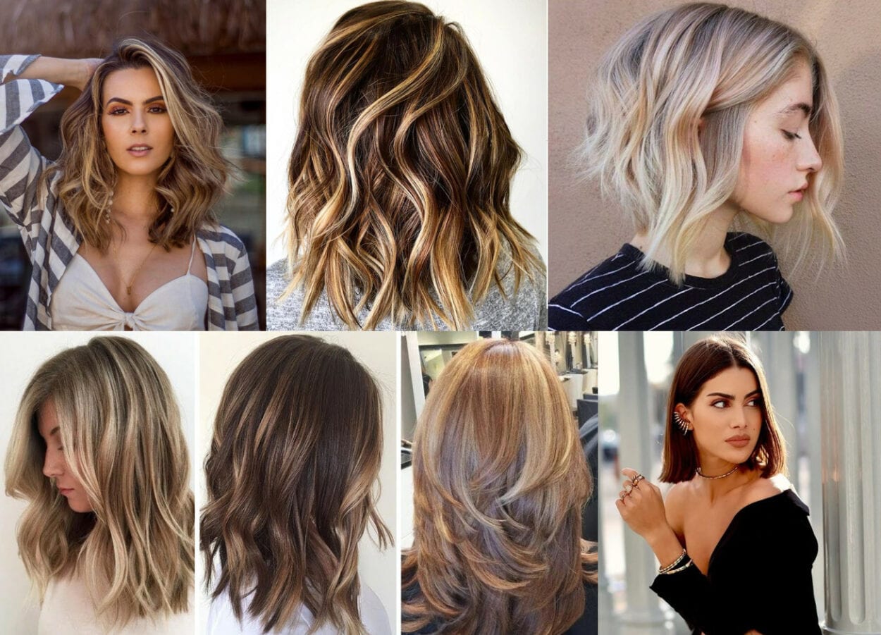 long bob com pontas repicadas