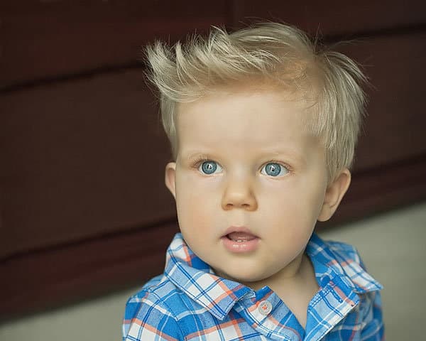 corte infantil liso menino