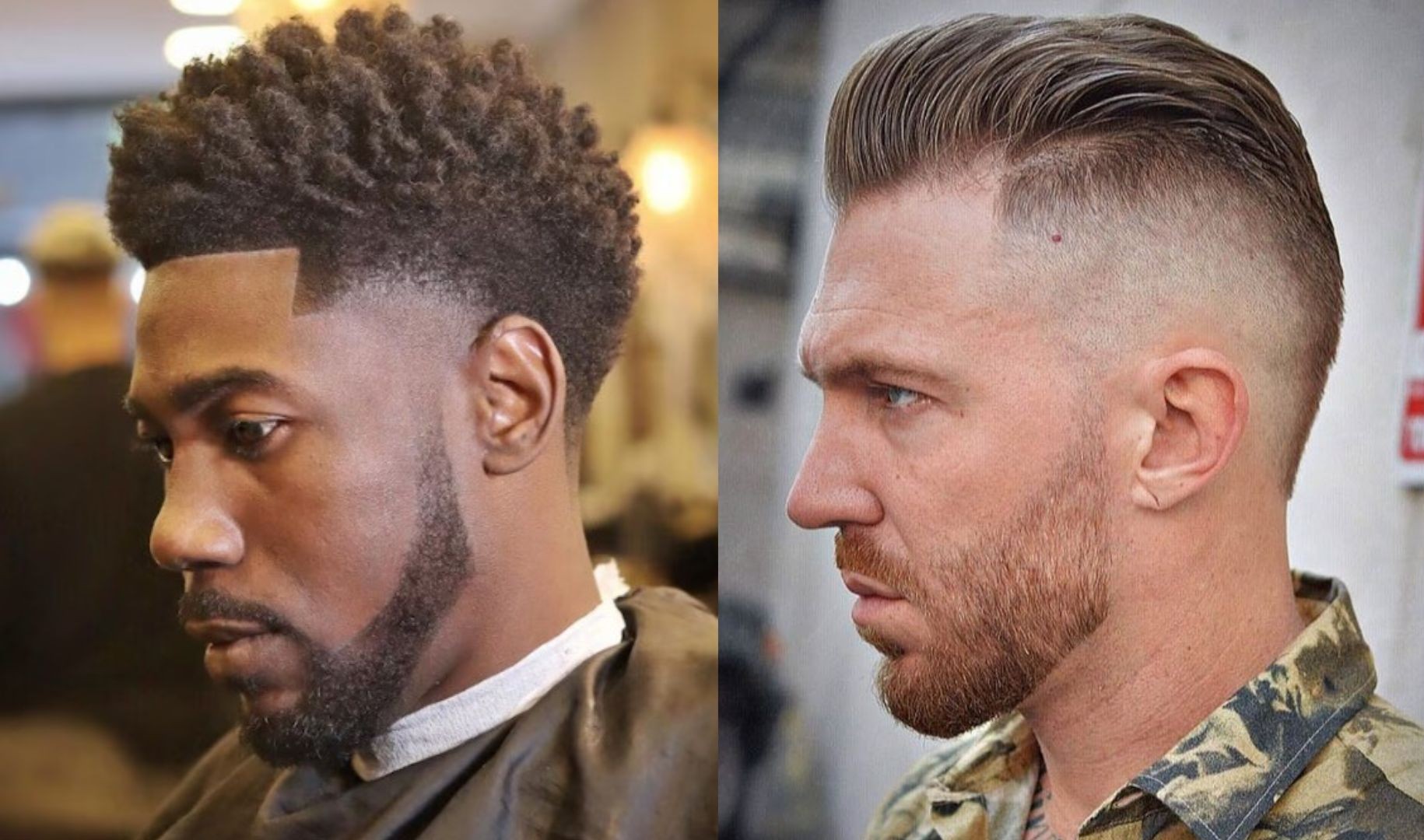 pompadour masculino