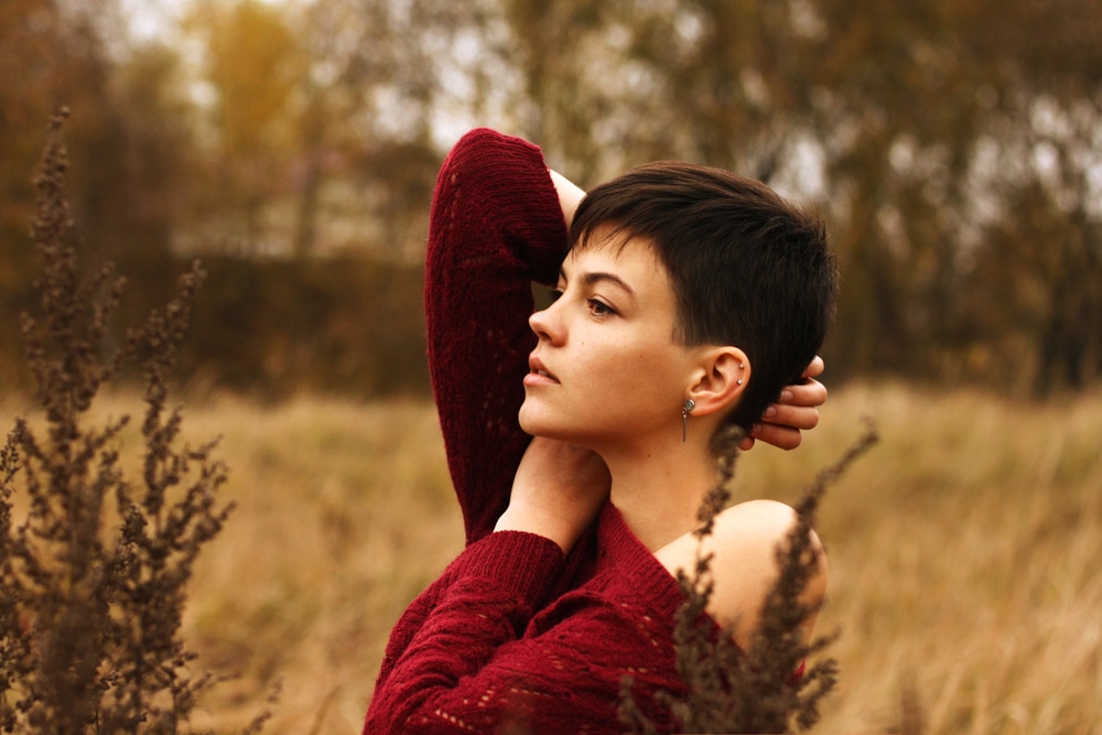 pixie para rosto redondo