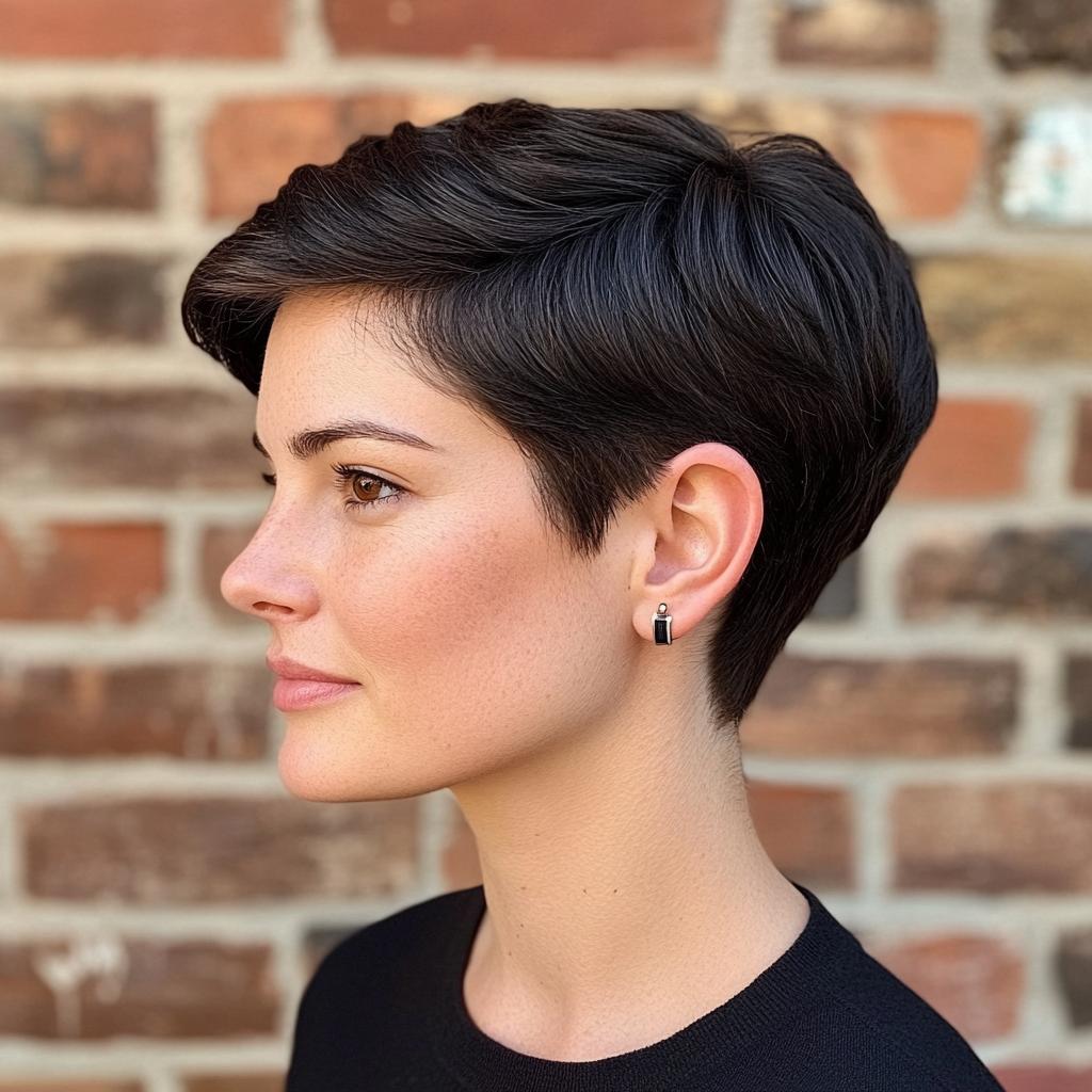 corte curto com franja