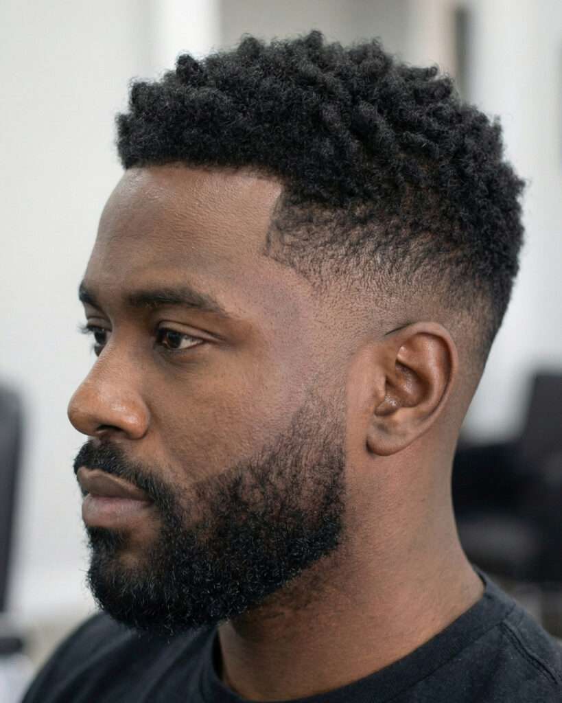 corte fade masculino