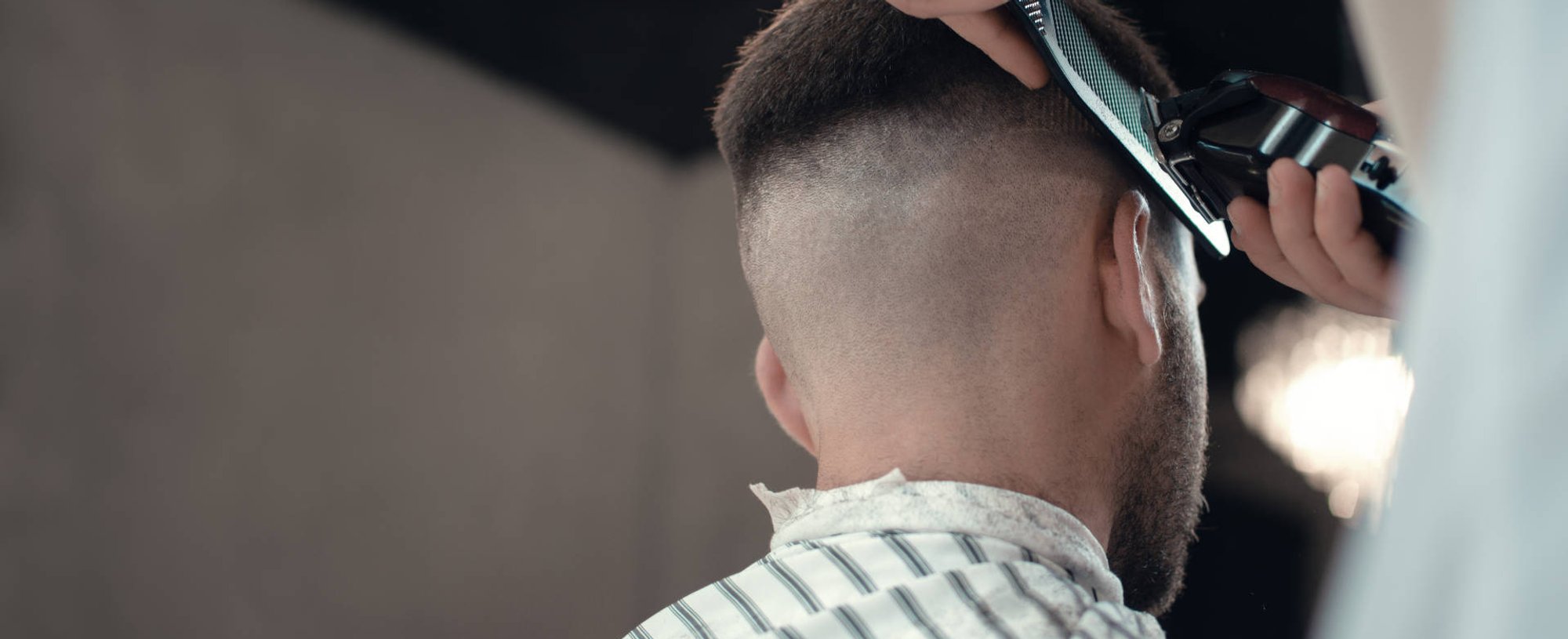 buzz cut com fade