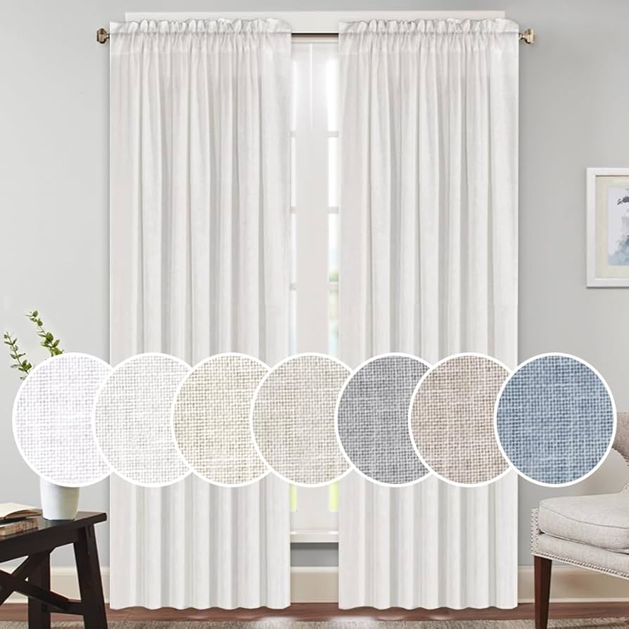 cortinas de linho para sala