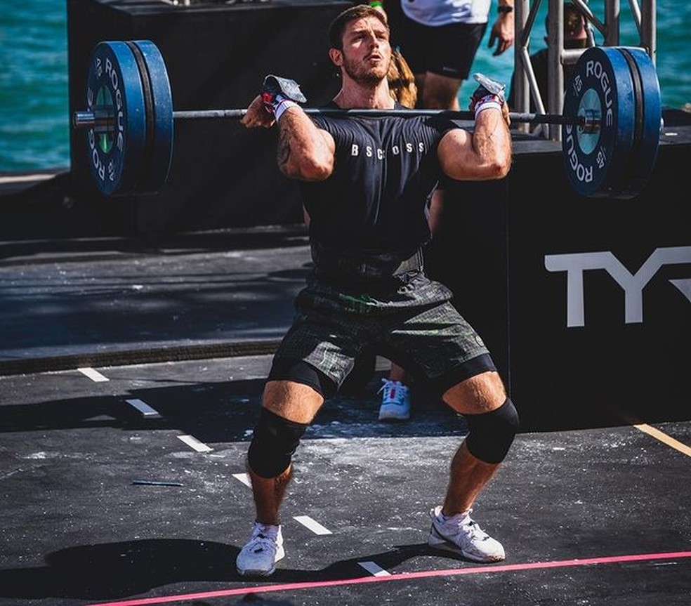 praticante de crossfit