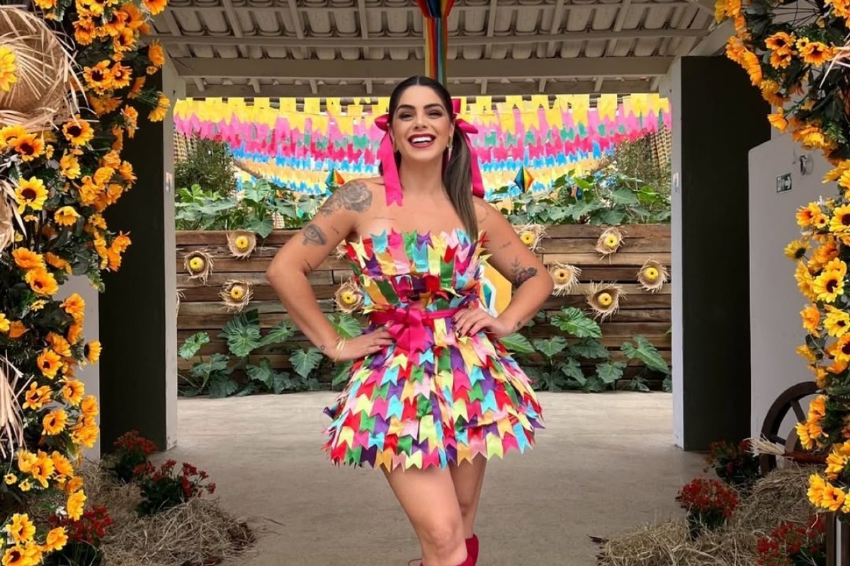 look junino feminino