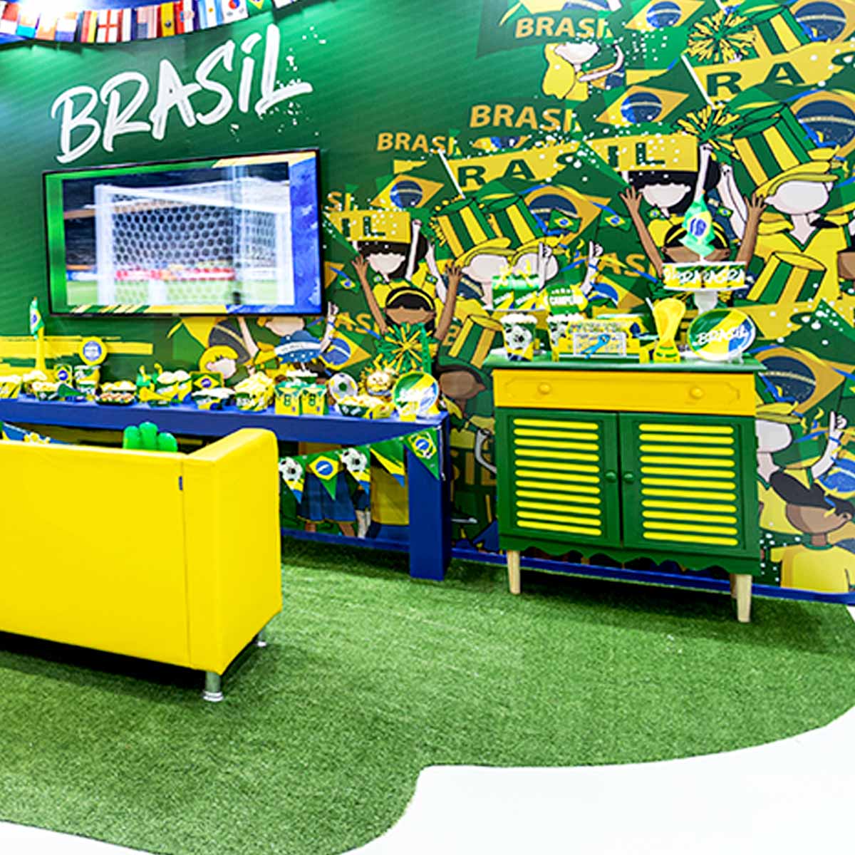 cores da bandeira decoração festa