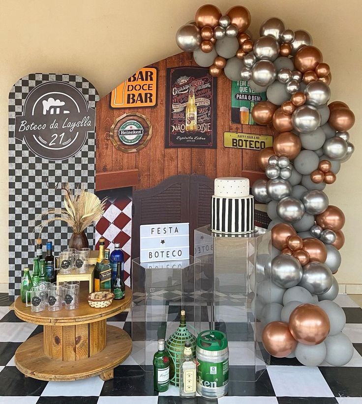 decoração boteco aniversário