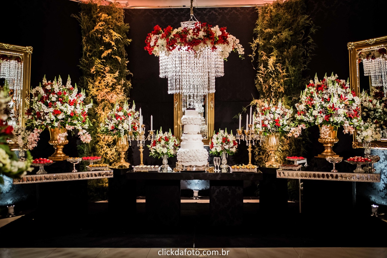 decoração casamento simples e elegante
