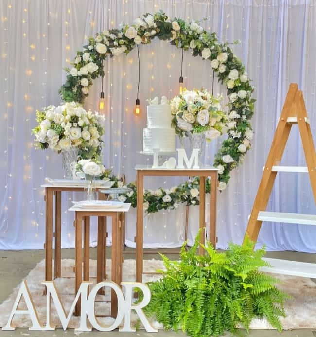 iluminação para festa de casamento