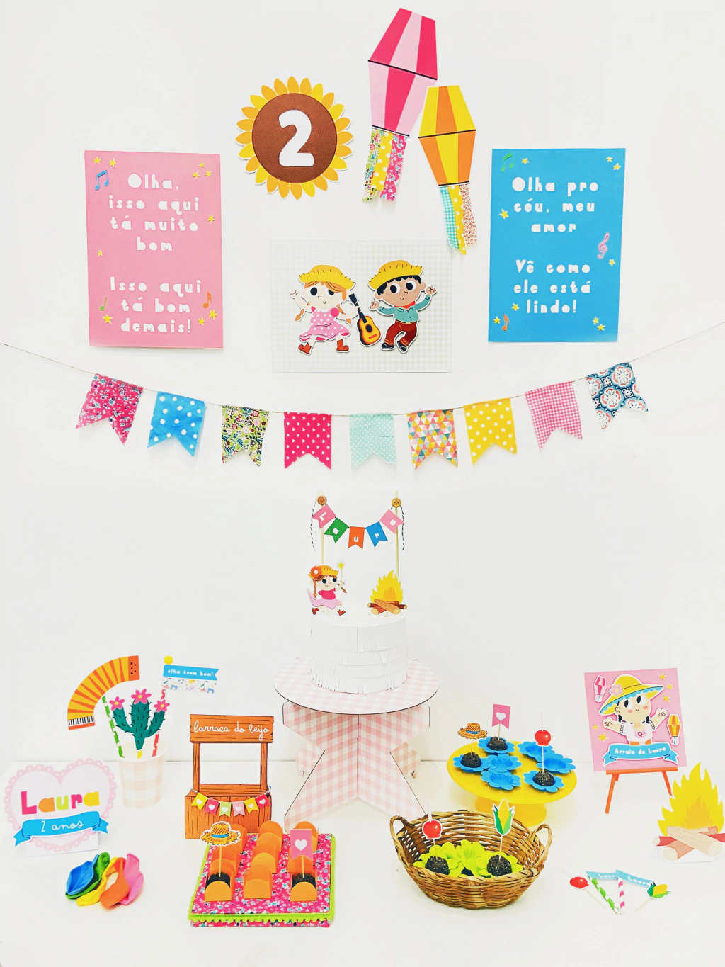 decoração festa junina infantil