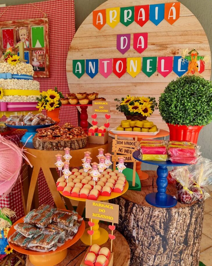 decoração de festa junina simples