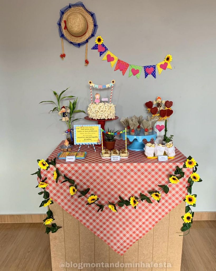 como decorar para festa junina