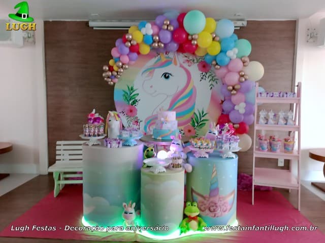 ideias decoração unicórnio infantil