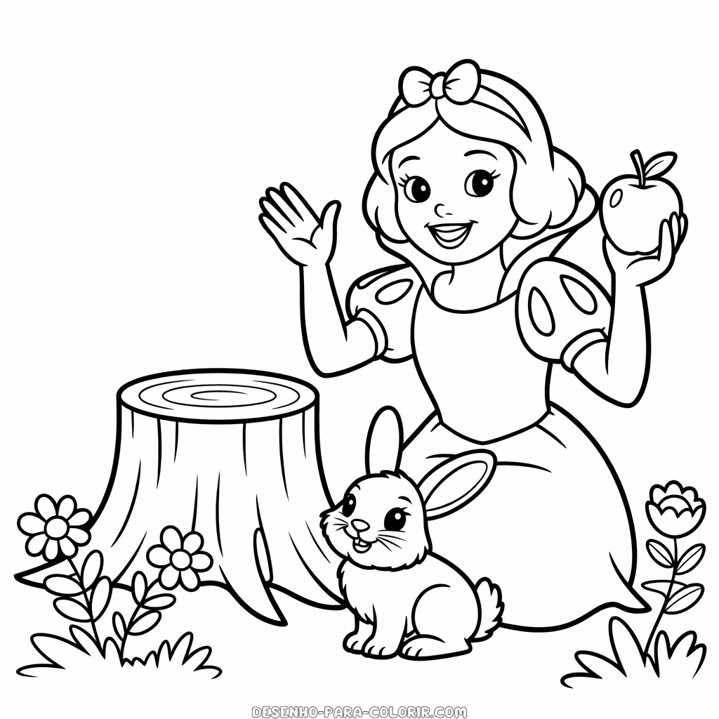 princesas Disney para colorir