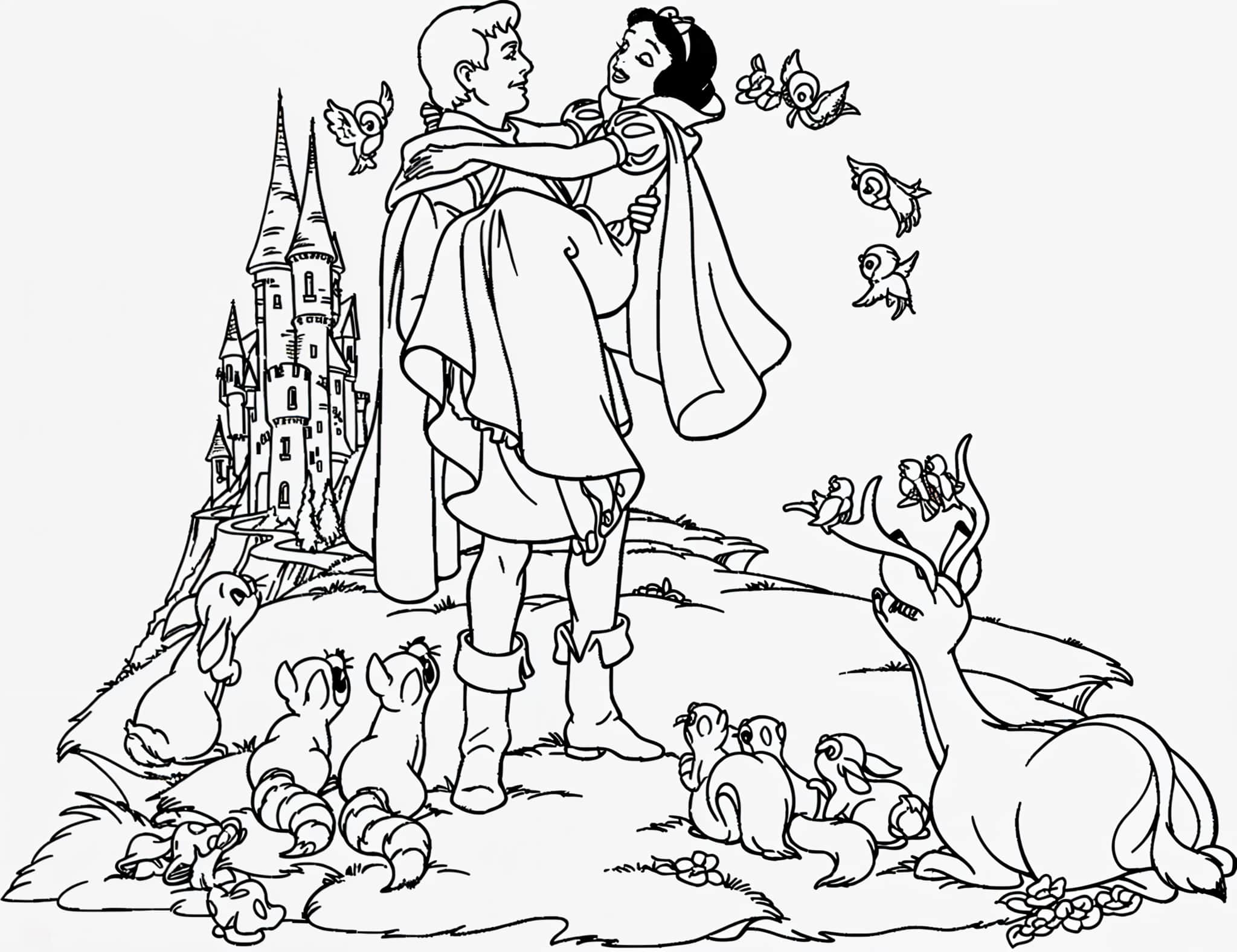 pintar Branca de Neve