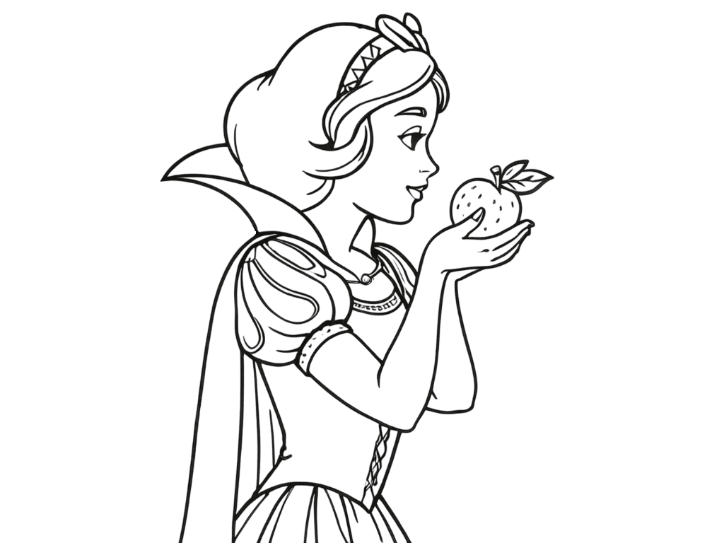 pintar Branca de Neve