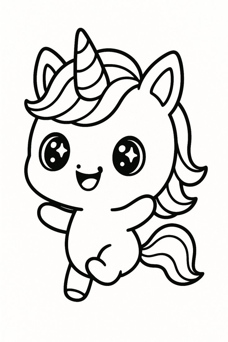 desenho de unicórnio para imprimir