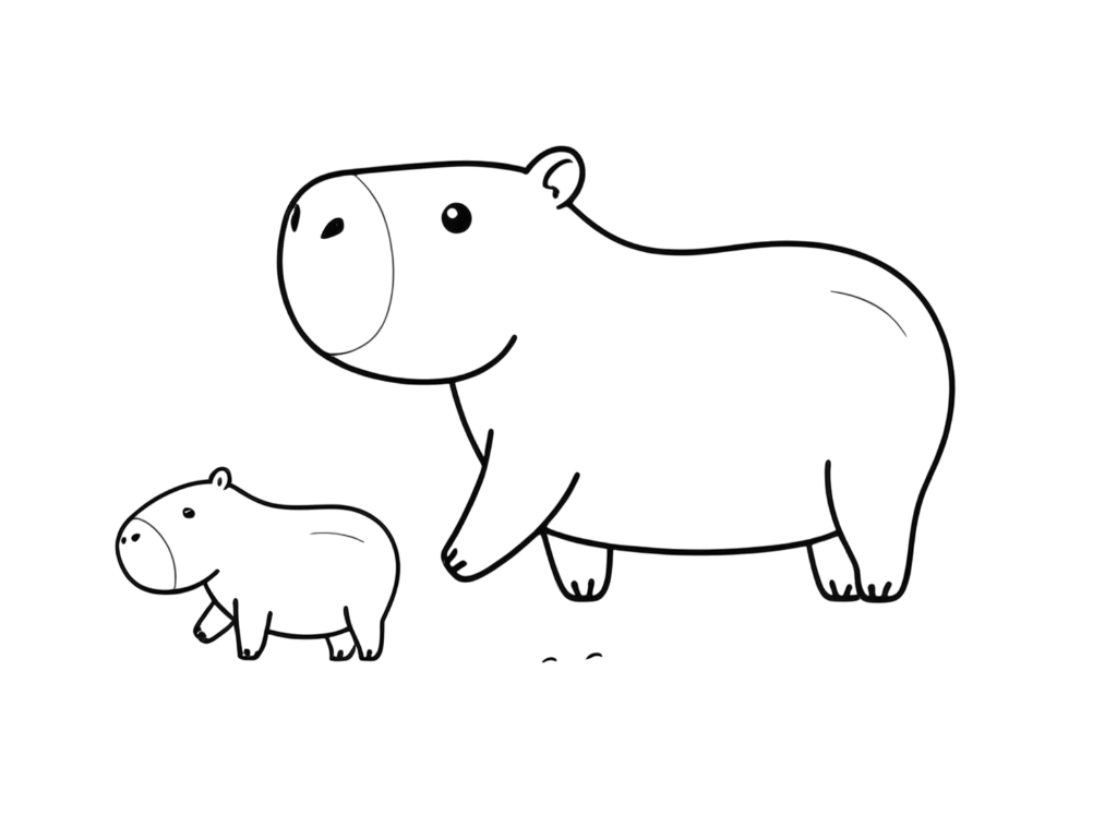 moldes de capivara para artesanato