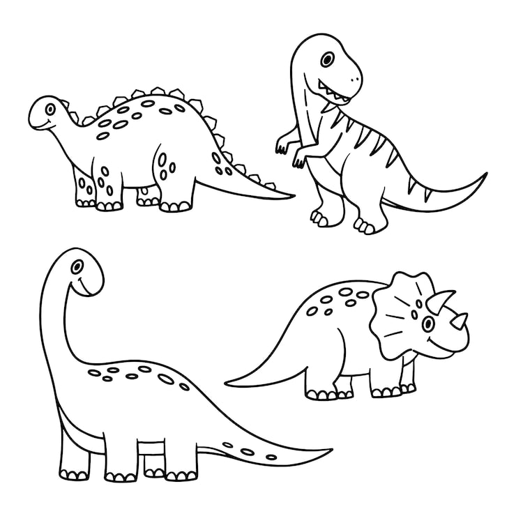 desenhos de dinossauros para imprimir grátis