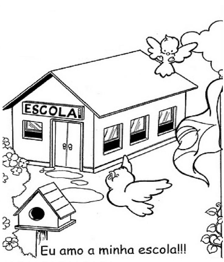 escola desenho infantil