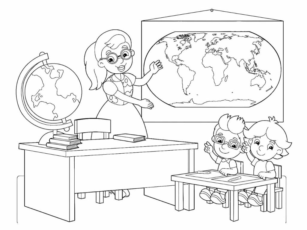 escola desenho infantil