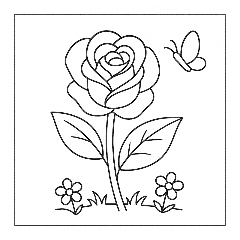 atividade de colorir para adultos flores