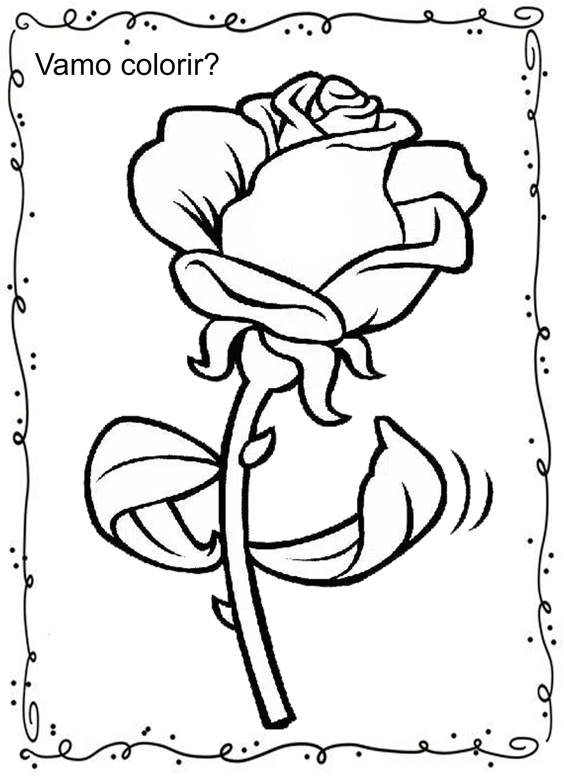 flores para colorir infantil