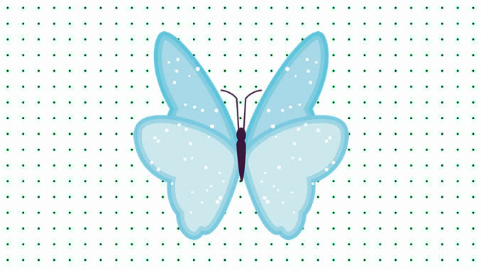 borboleta para imprimir e recortar
