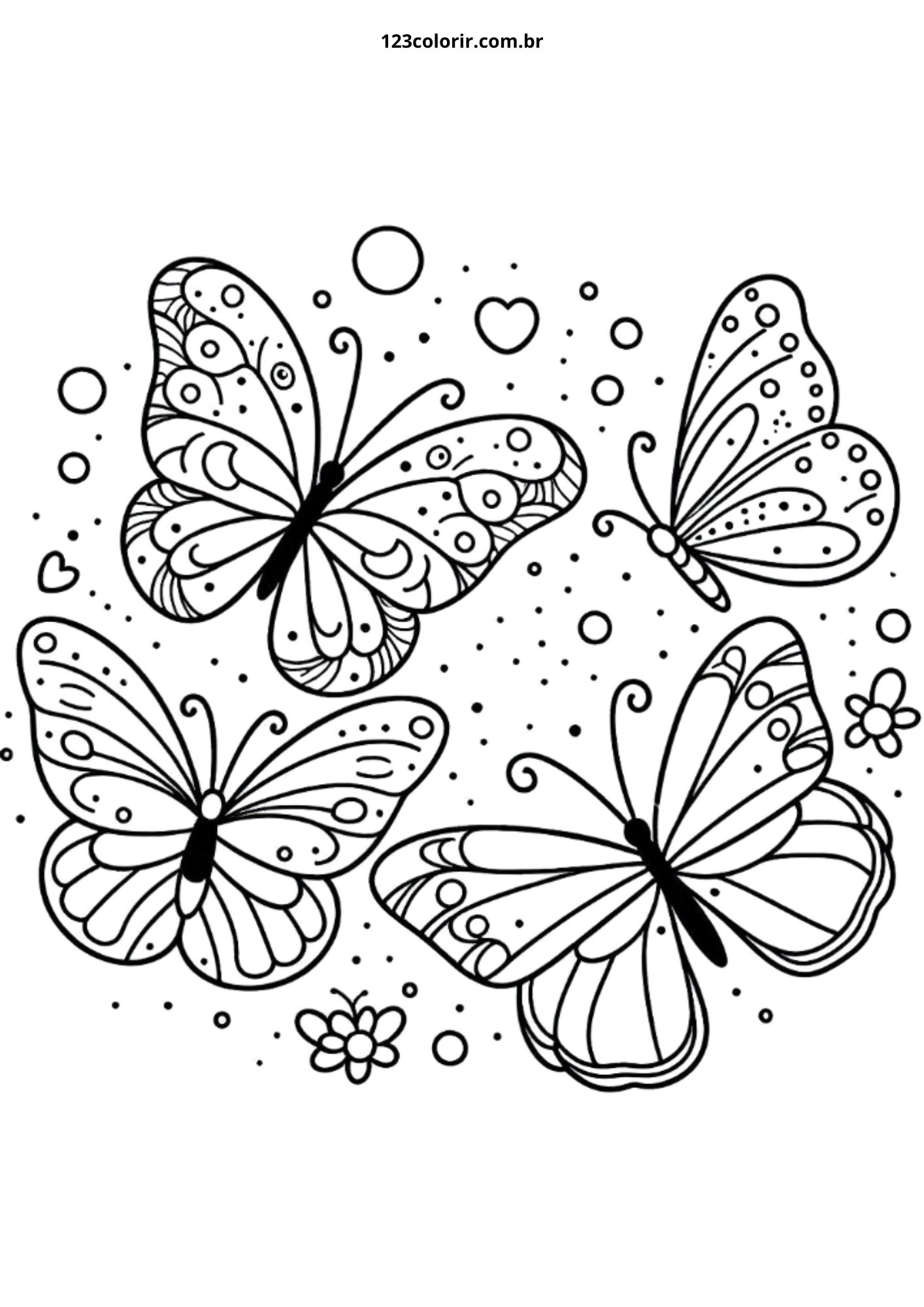 borboleta para imprimir e recortar