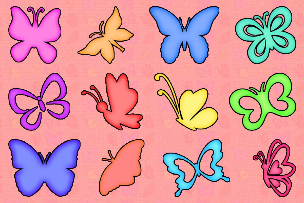 desenho de borboleta infantil
