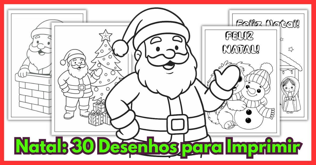 desenhos de natal simples