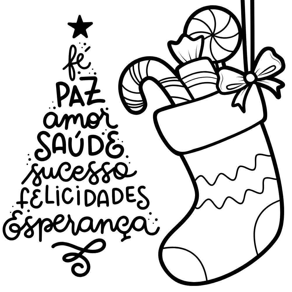 desenhos de papai noel para colorir