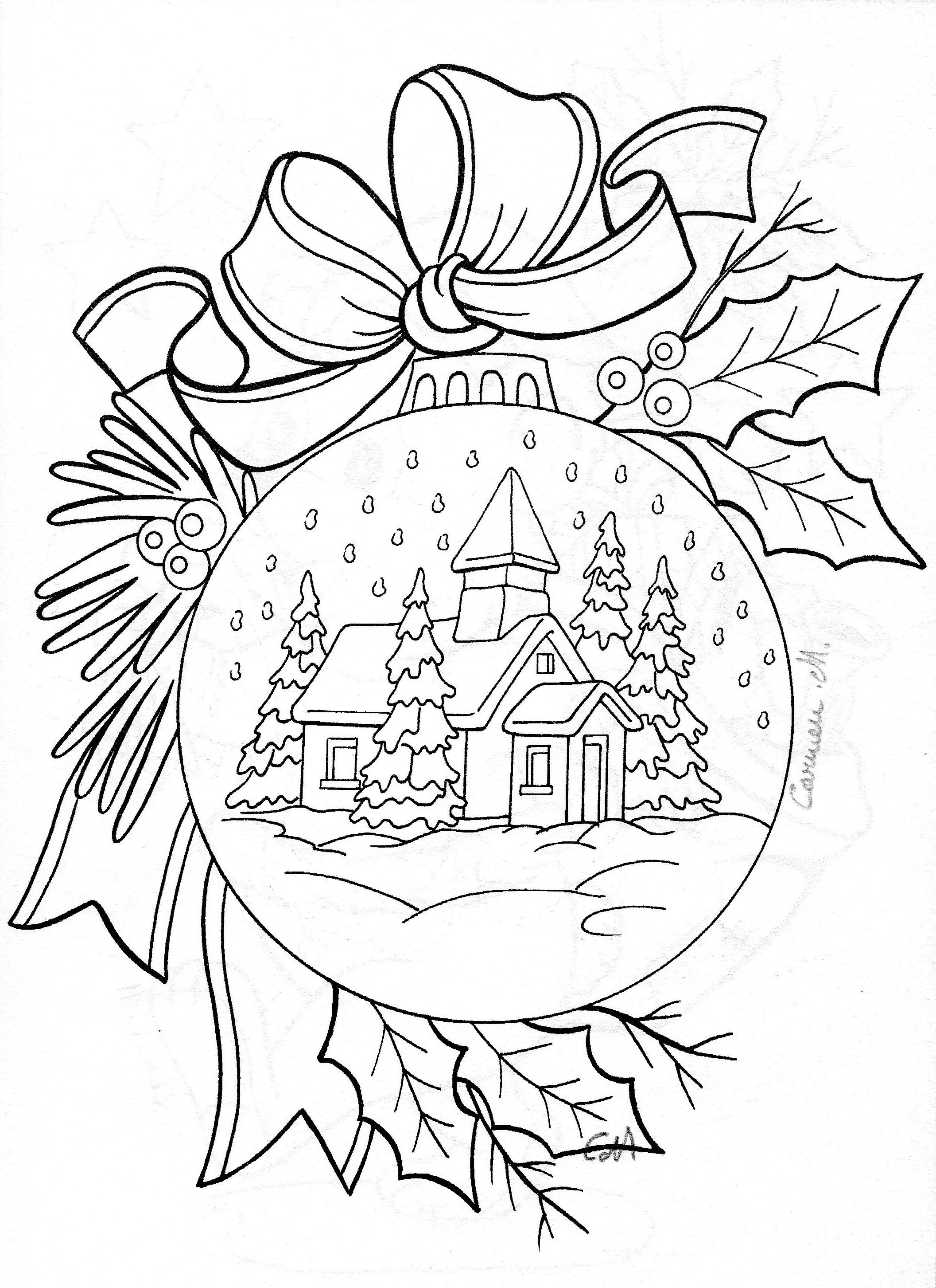 riscos de natal para colorir