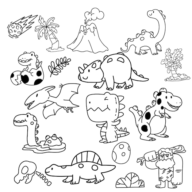 moldes de dinossauros para pintar