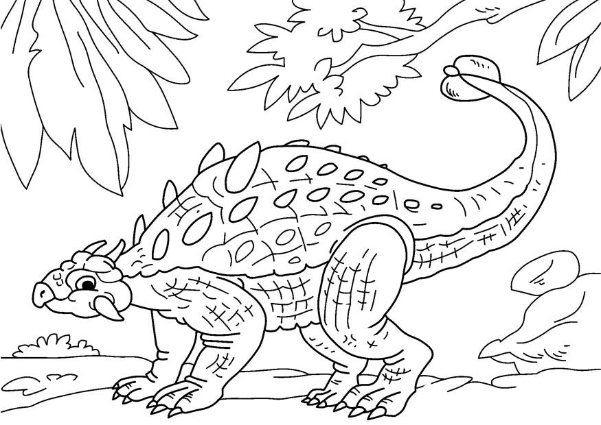 folhas para colorir dinossauros infantis