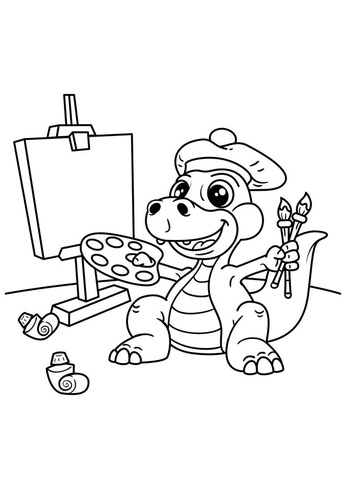 moldes de dinossauros para colorir