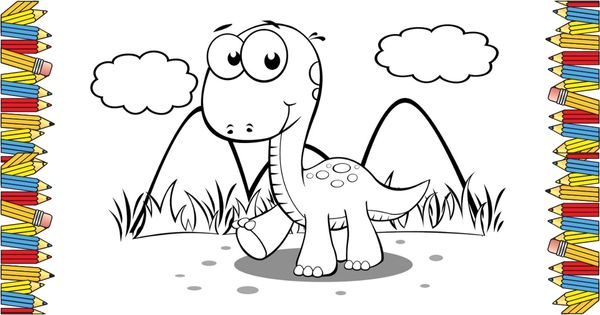 desenhos de T-Rex para colorir