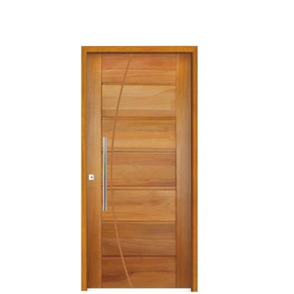 porta de madeira para sala de estar