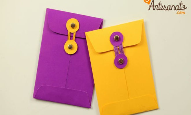 envelope artesanal simples