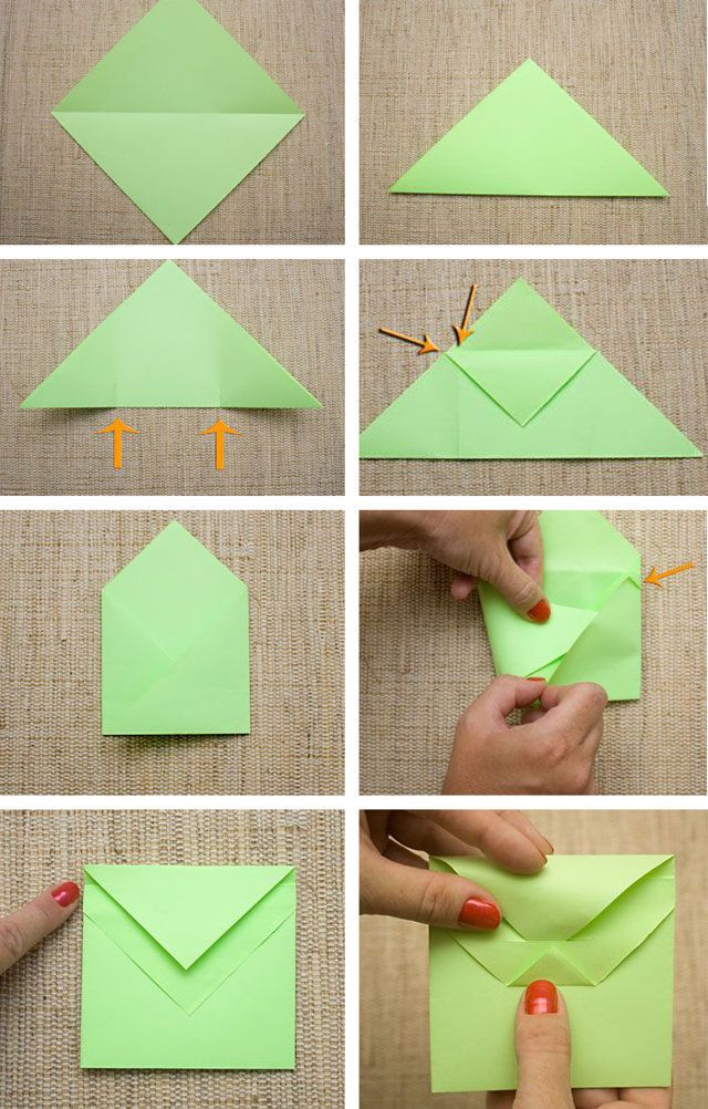 dobradura de envelope